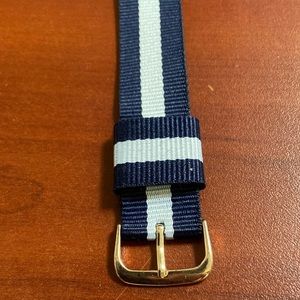 NATO Watch Strap Blue and White